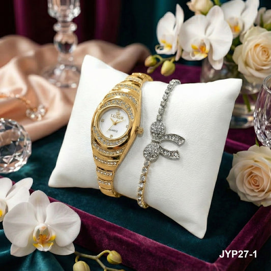 Combo Premium de Lujo Reloj + Pulsera + Estuche